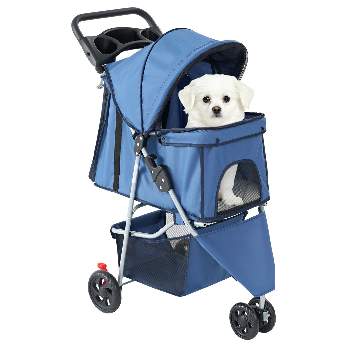 Dumos Ultimate Foldable Pet Stroller Small Dogs Smooth Glide