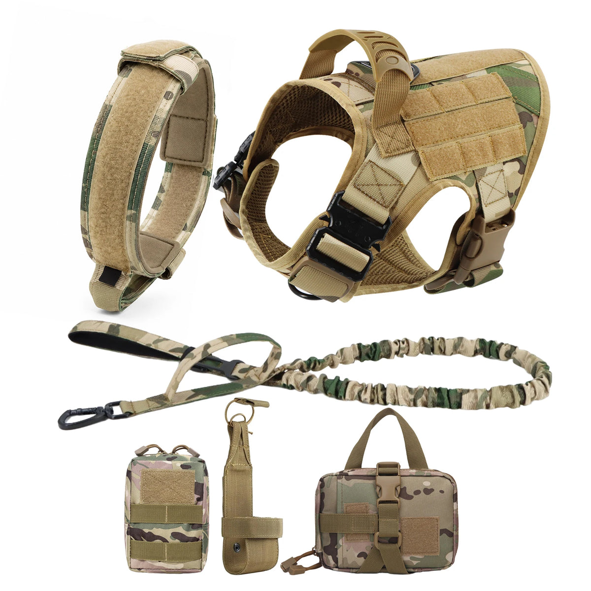 PetraVel Secure Padded Dog Harness And Leash For Large Dogs