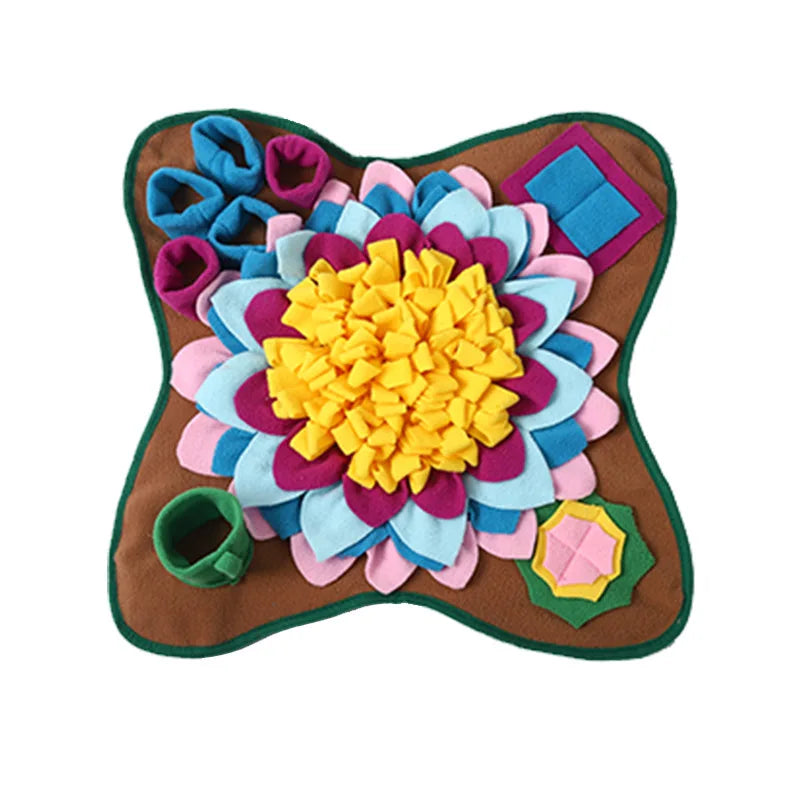 Interactive Dog Snuffle Mat Feeding Puzzle For Natural Foraging Skills