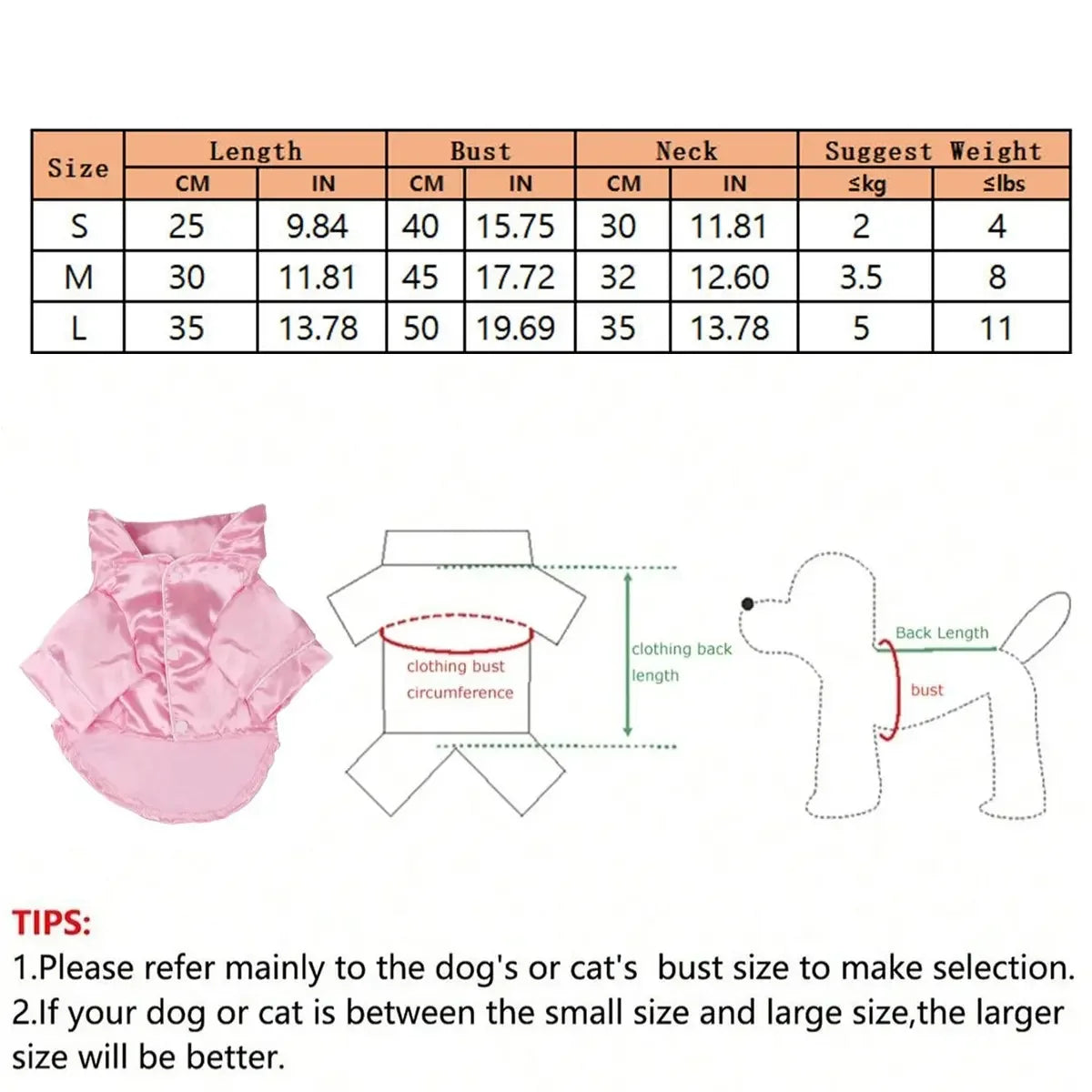 Silk Button Closure Pet Pajamas for Dogs and Cats