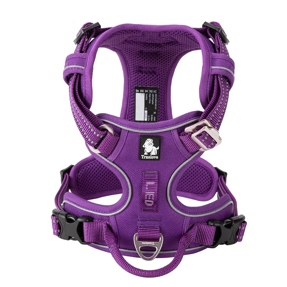 Winhyepet Reflective Padded Dog Training Vest Harness For Dogs