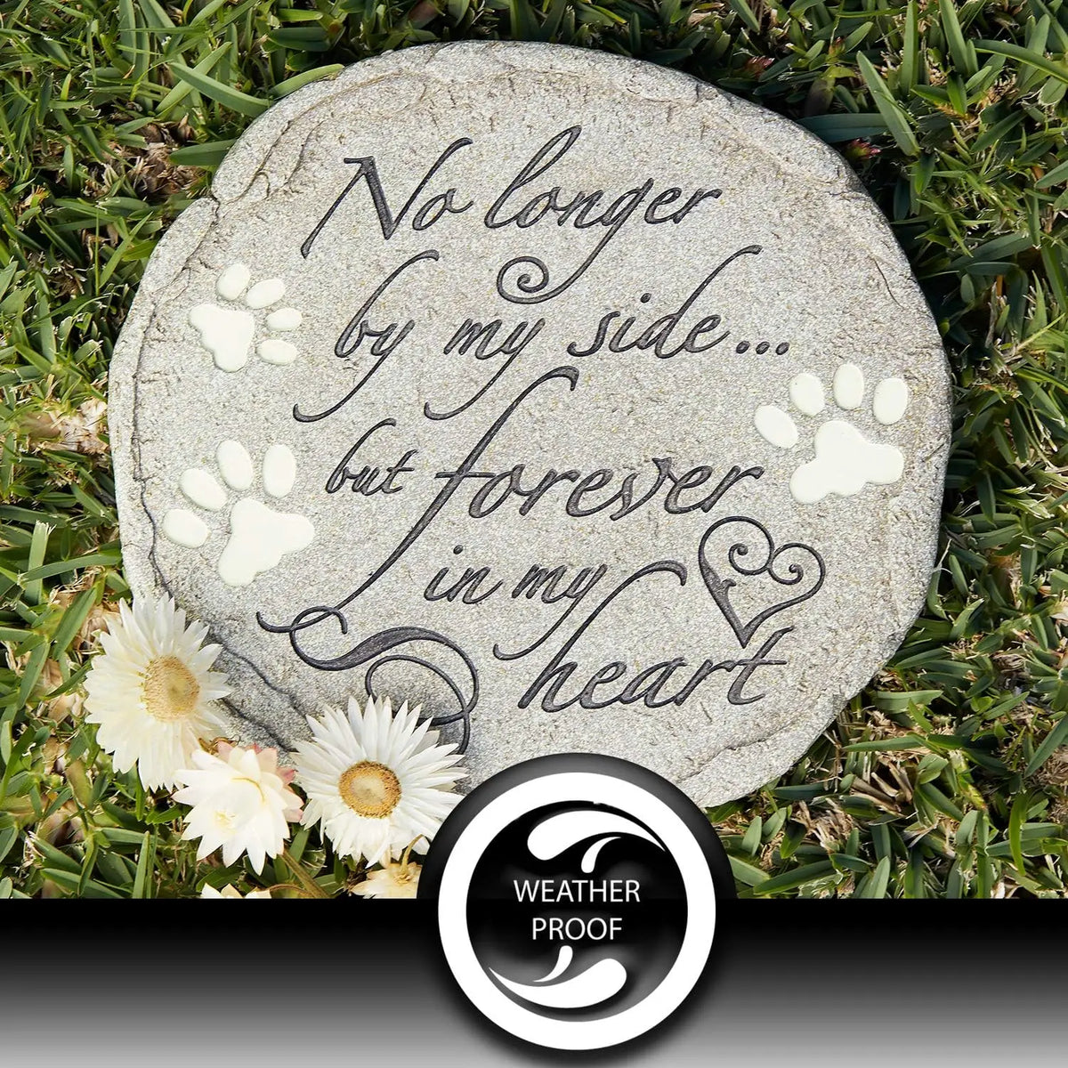 Waterproof Cat Dog Pet Memorial Garden Stone Marker