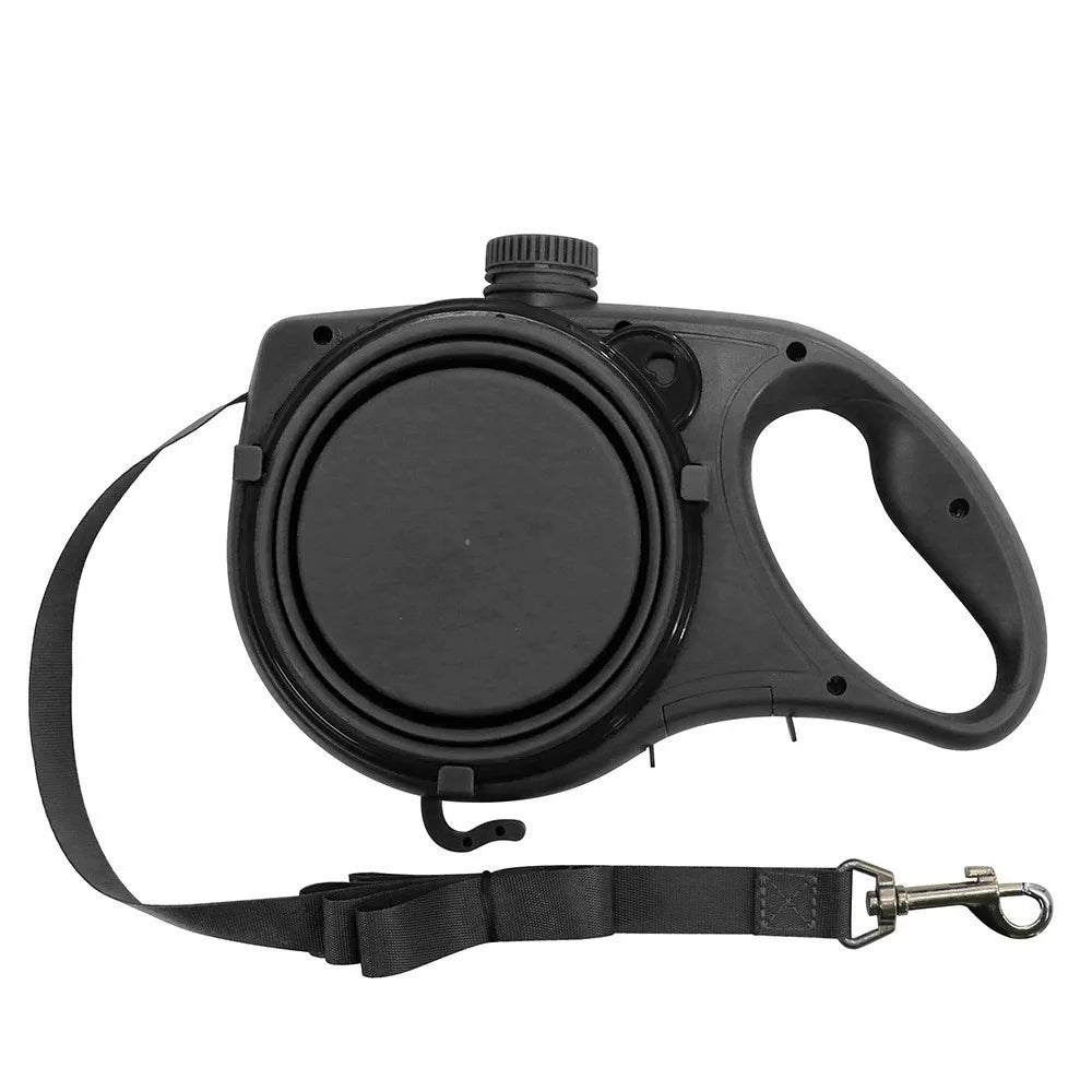 Best 3 In 1 Retractable Dog Leash With Water Bottle Collapsible Bowl Small Dogs