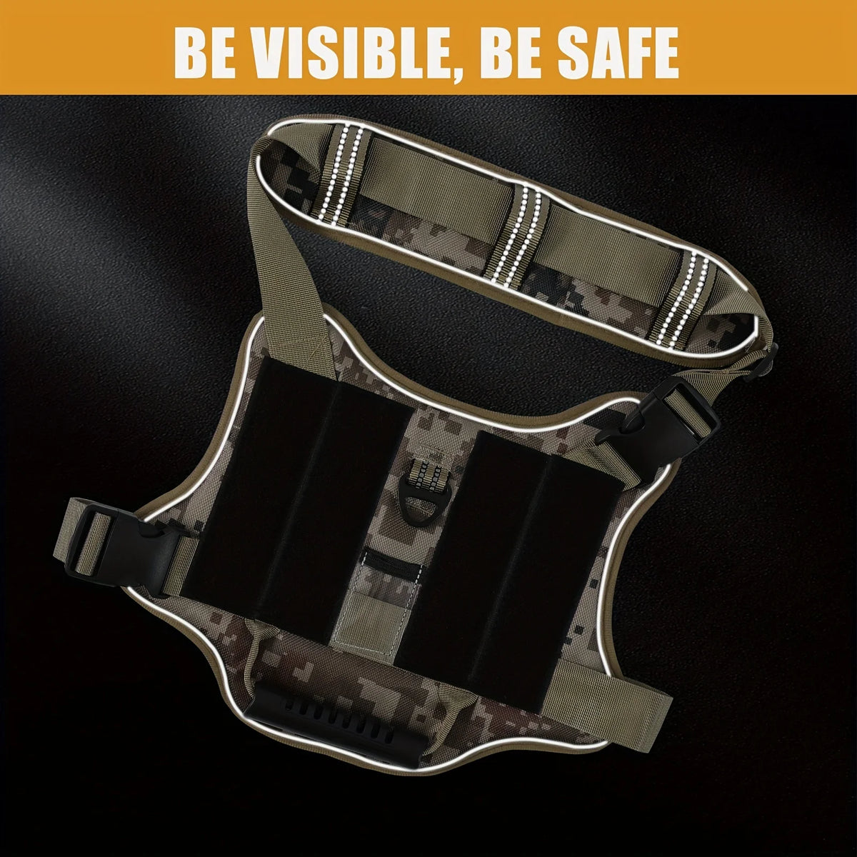 Premium Tactical Service Dog Harness With Secure Handle