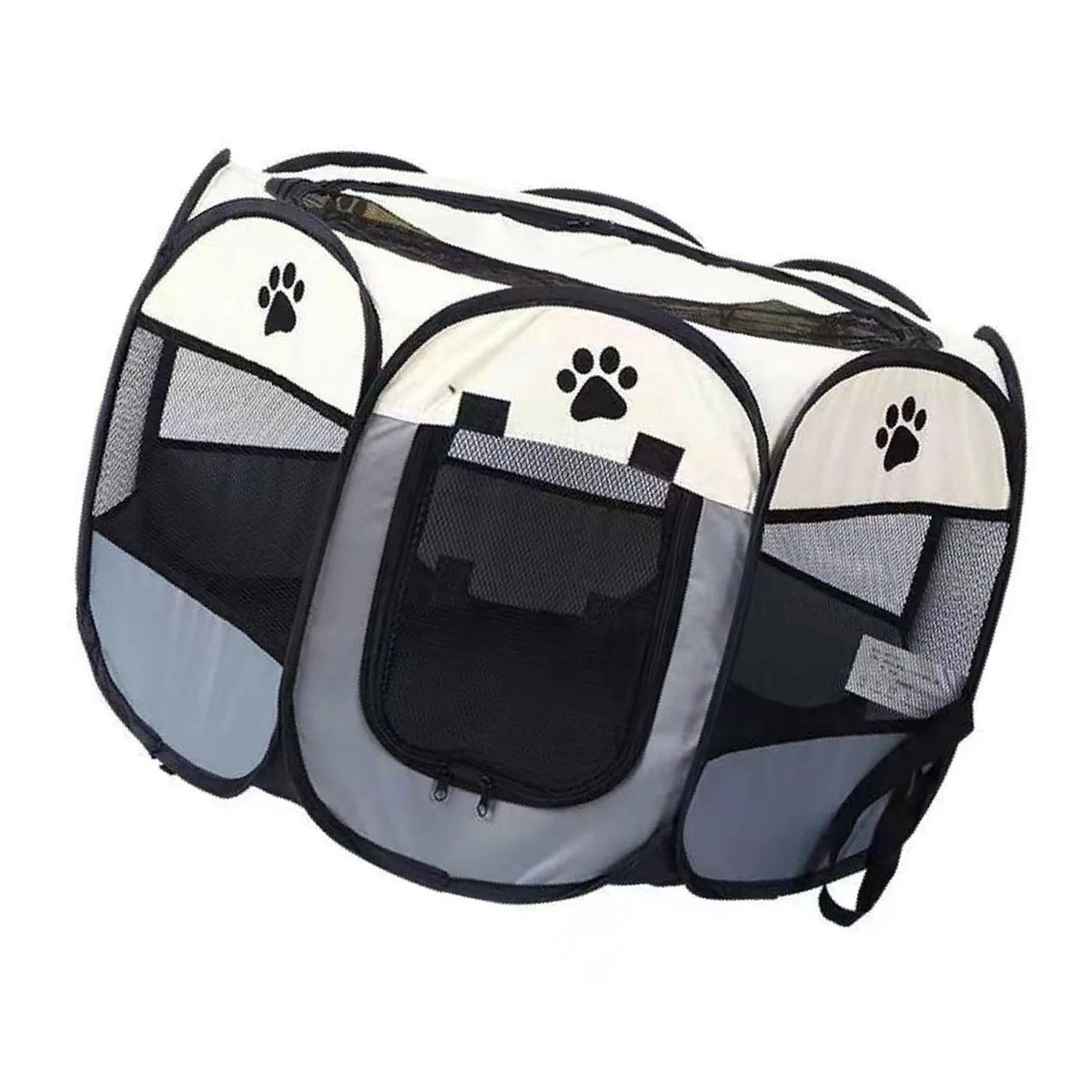 Secure Foldable Dog Crate Breathable Kennel For Travel Pets
