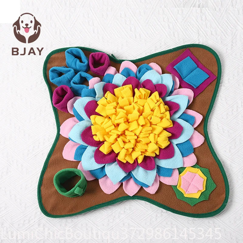 Interactive Dog Snuffle Mat Feeding Puzzle For Natural Foraging Skills