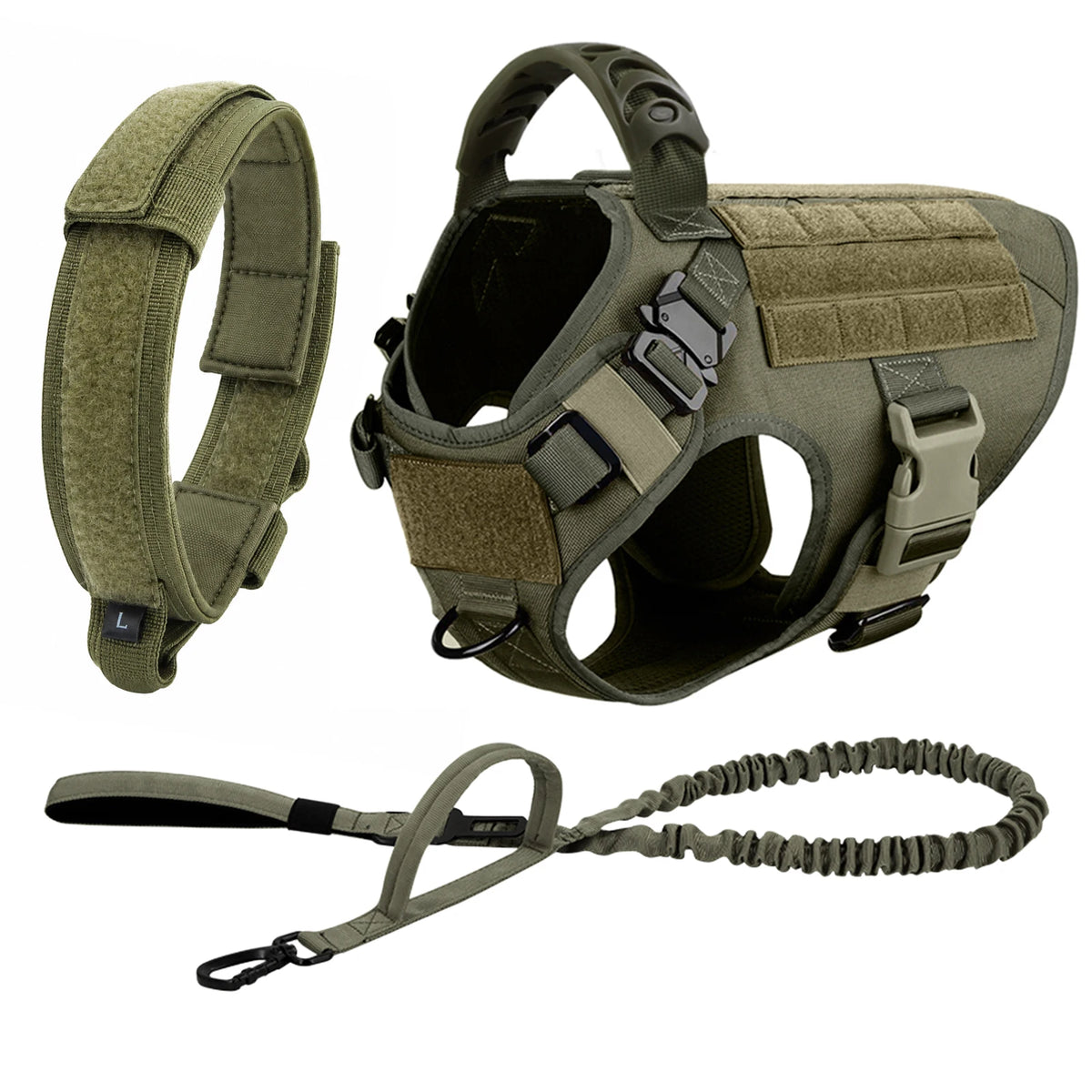 PetraVel Secure Padded Dog Harness And Leash For Large Dogs