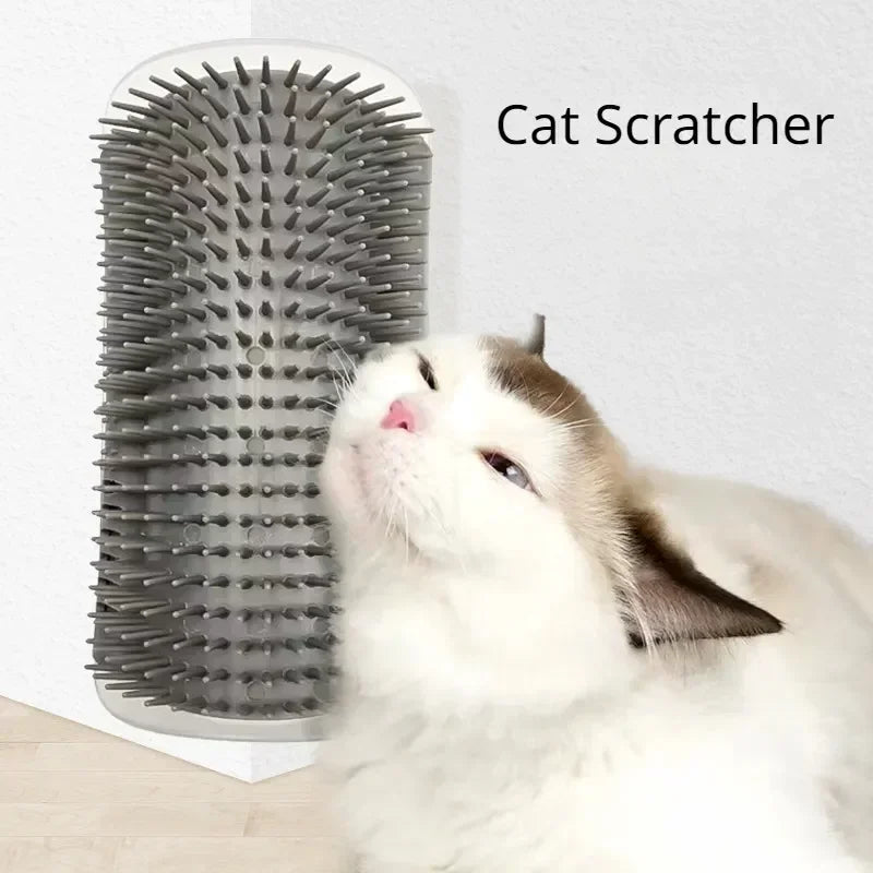 Ultimate Cat Deshedding Comb With Integrated Catnip Corner Scratcher