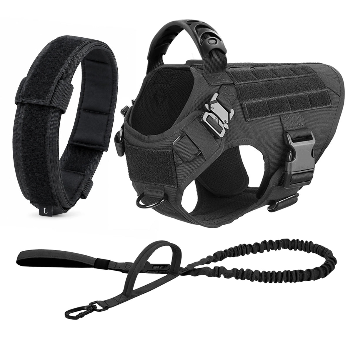 PetraVel Secure Padded Dog Harness And Leash For Large Dogs