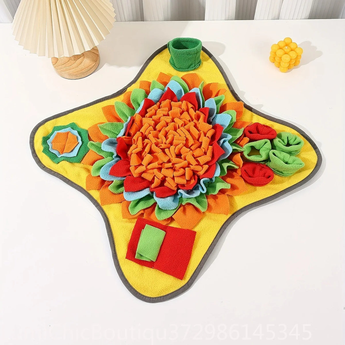 Interactive Dog Snuffle Mat Feeding Puzzle For Natural Foraging Skills