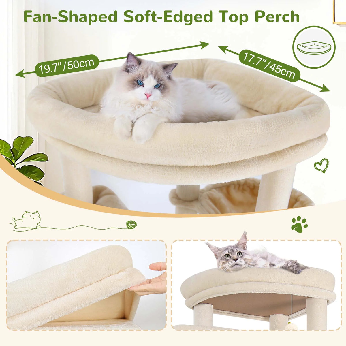Globlazer 84 In Floor To Ceiling Cat Tree With Sisal
