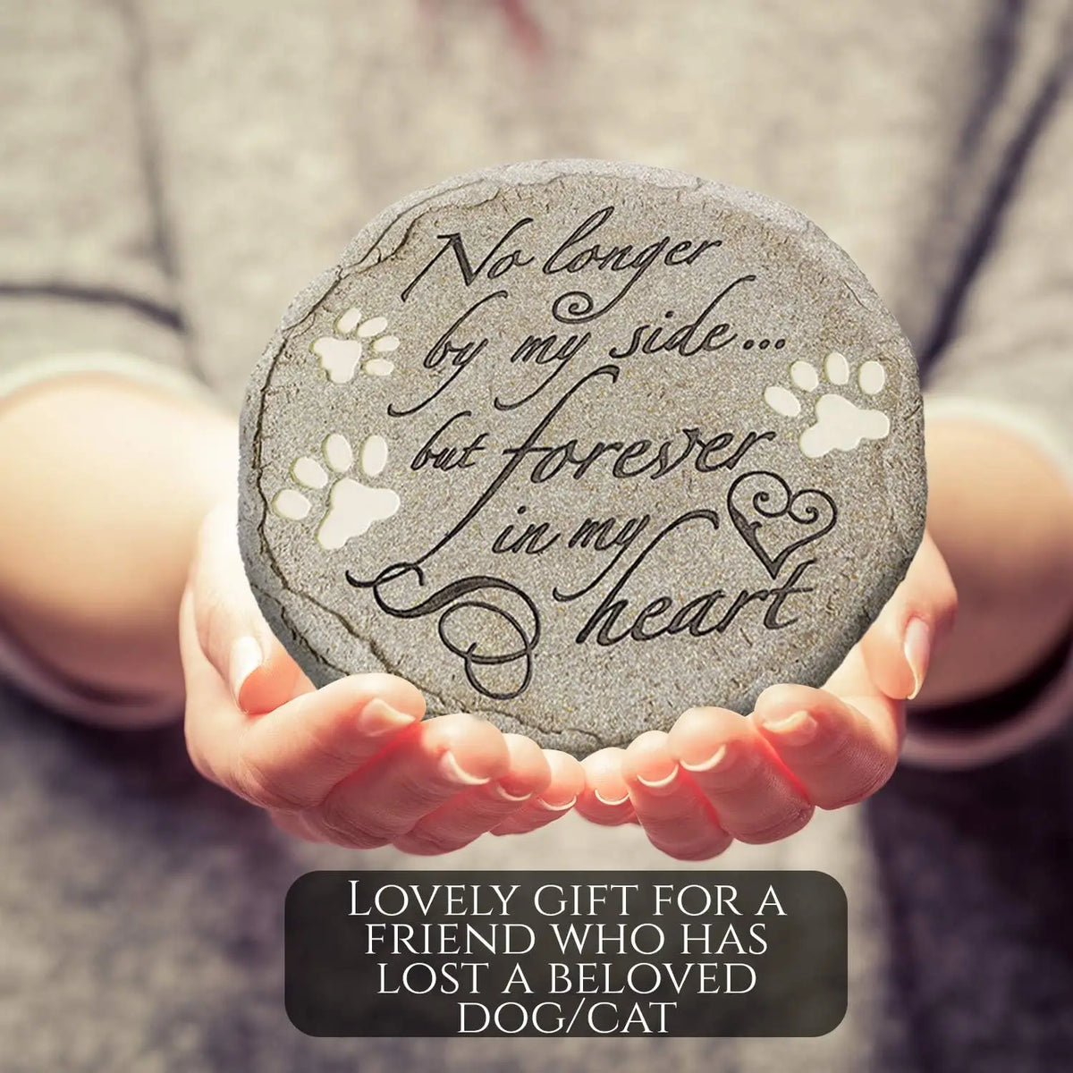 Waterproof Cat Dog Pet Memorial Garden Stone Marker