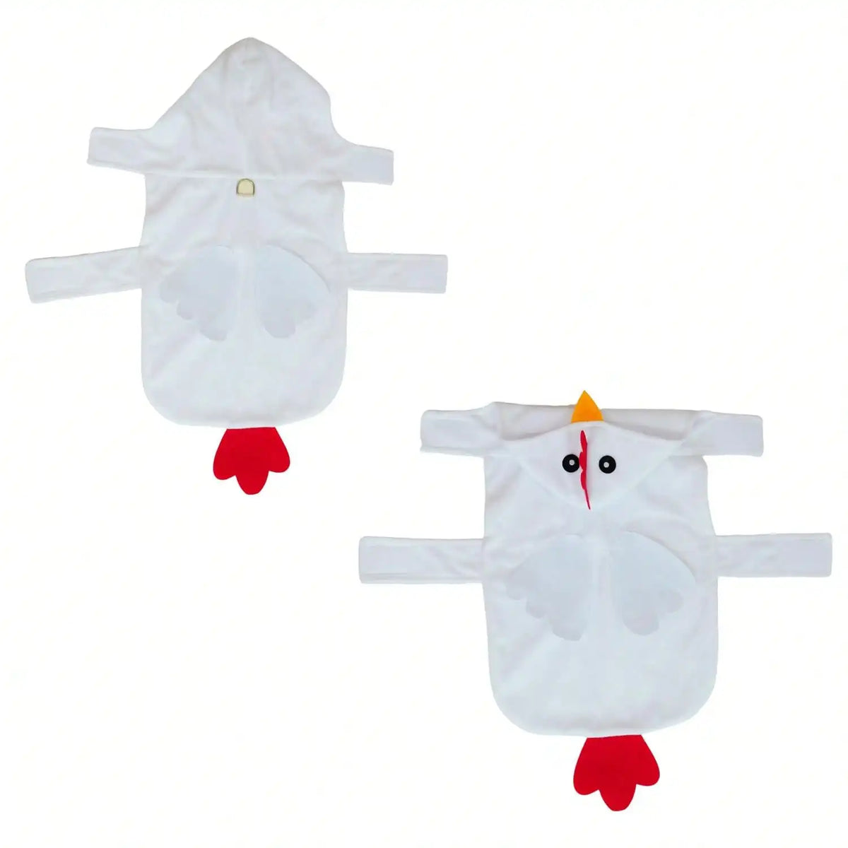 Adorable White Chicken Dog Costume For Pet Halloween