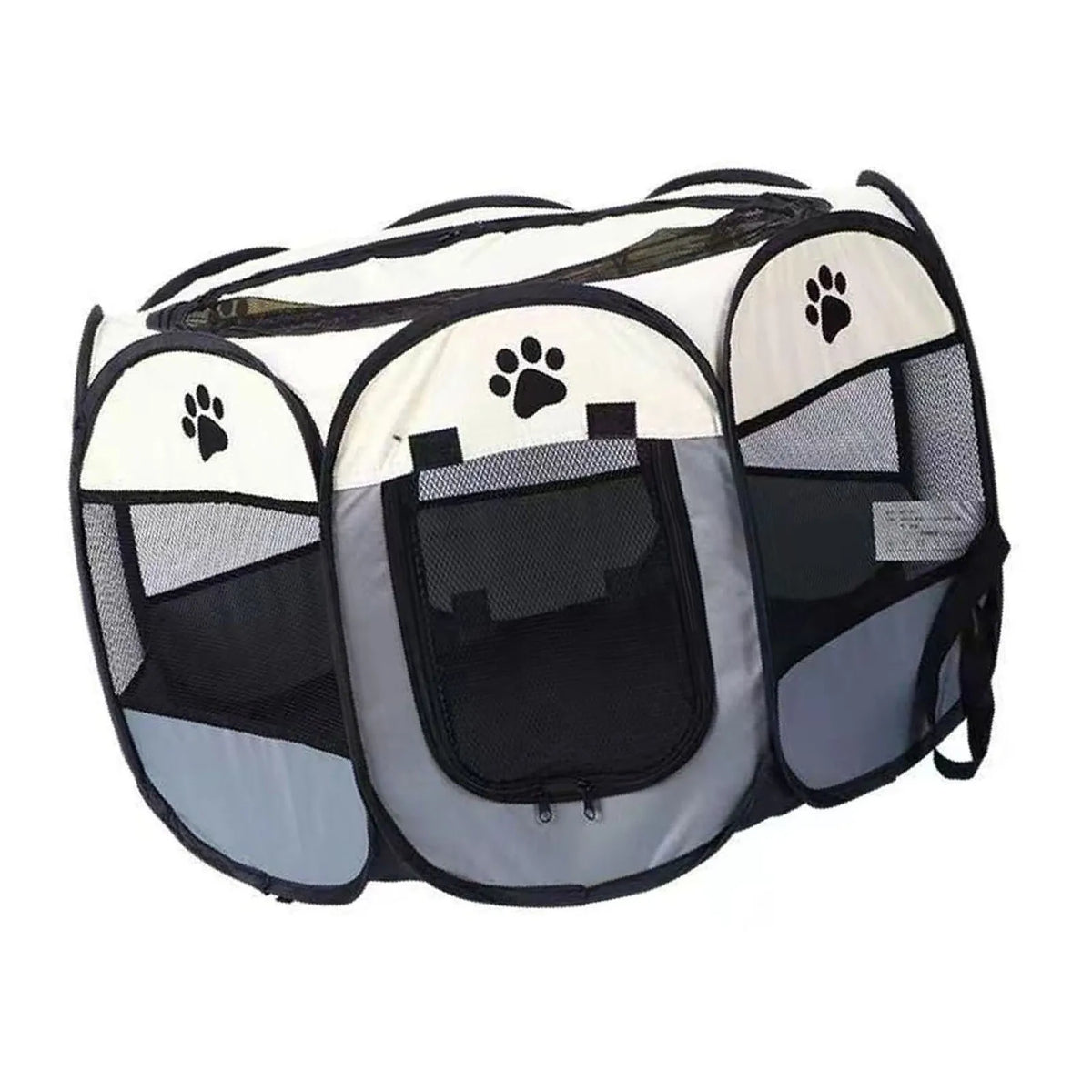 Secure Foldable Dog Crate Breathable Kennel For Travel Pets