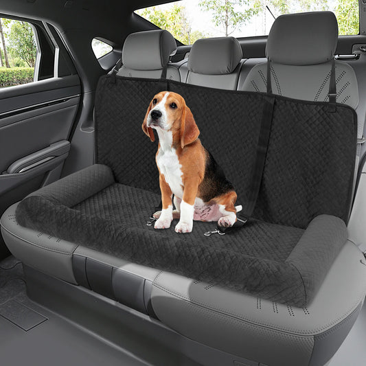 Premium Dog Car Seat And Pet Bed With Resilient Base