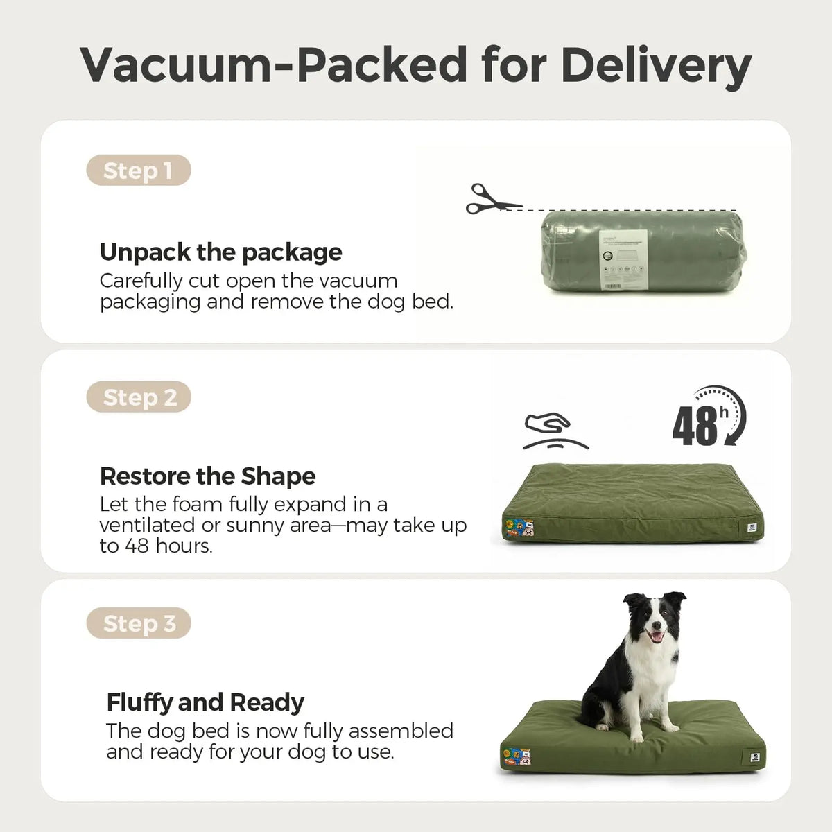 Heavy Duty Indestructible Dog Bed For Large Pets Waterproof Outdoor Crate Pad