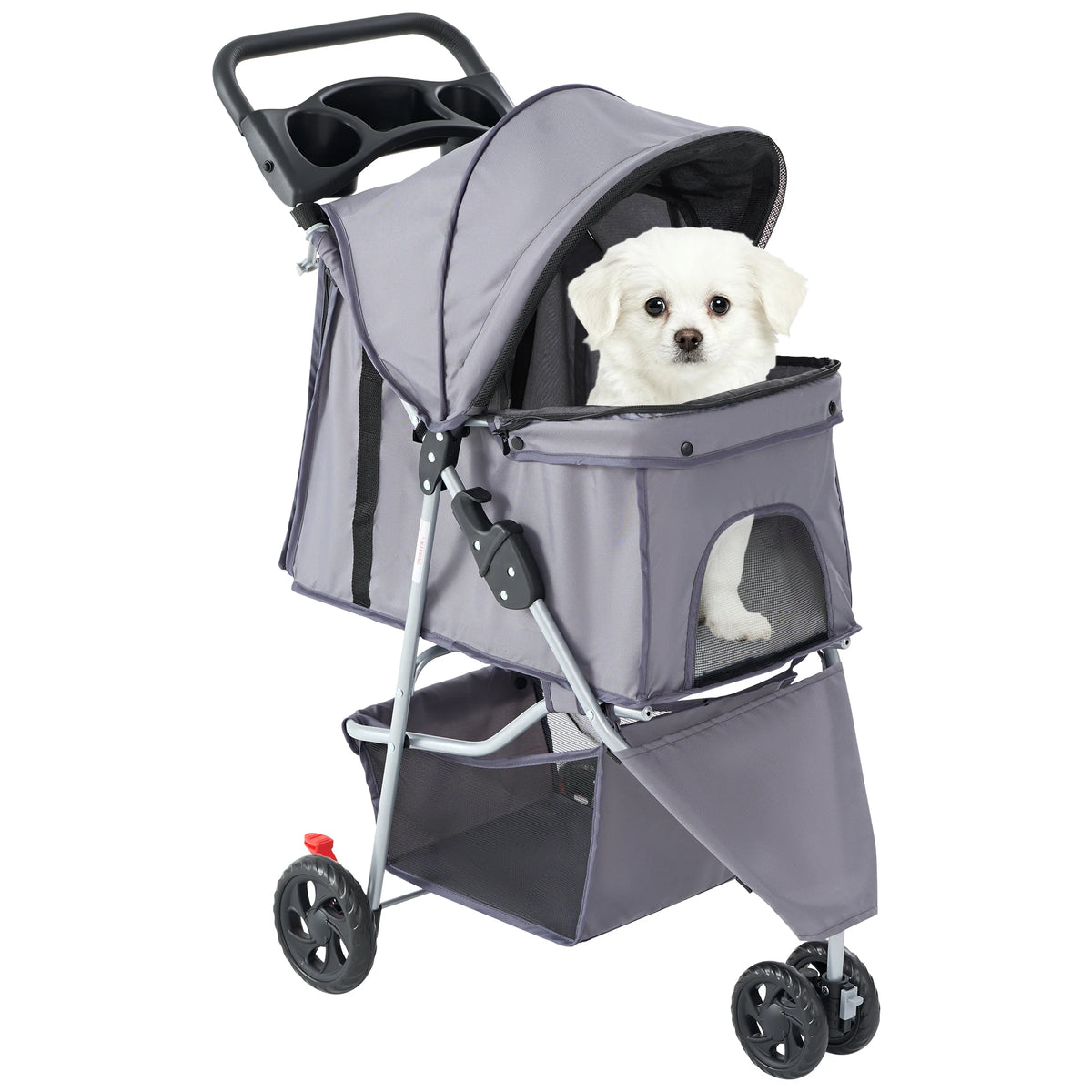 Dumos Ultimate Foldable Pet Stroller Small Dogs Smooth Glide