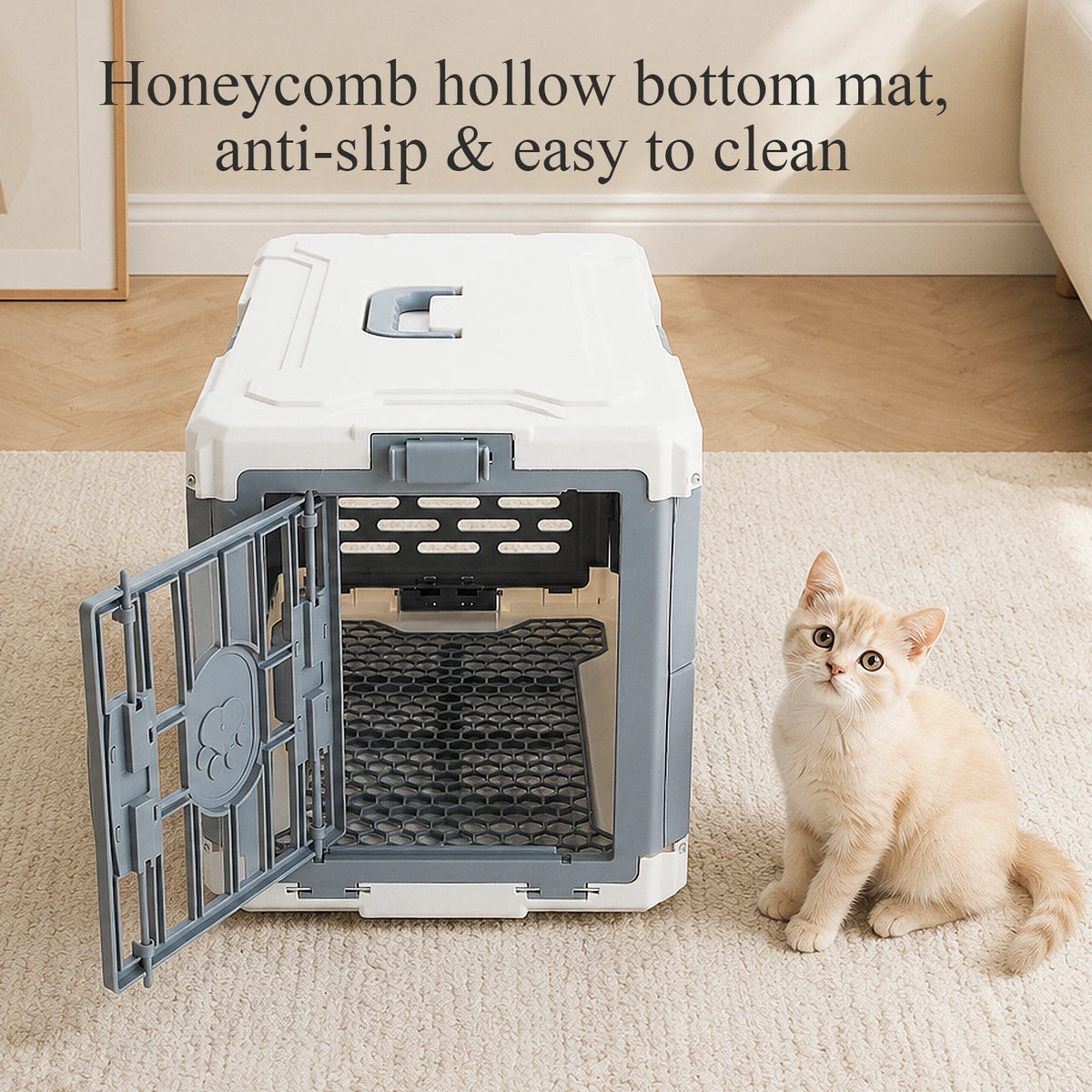 PAWZ Road Secure Foldable Pet Carrier For Small Cats And Dogs