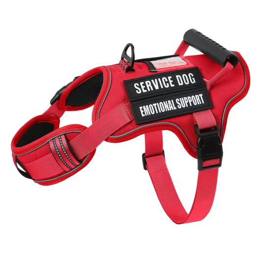 Premium Tactical Service Dog Harness With Secure Handle