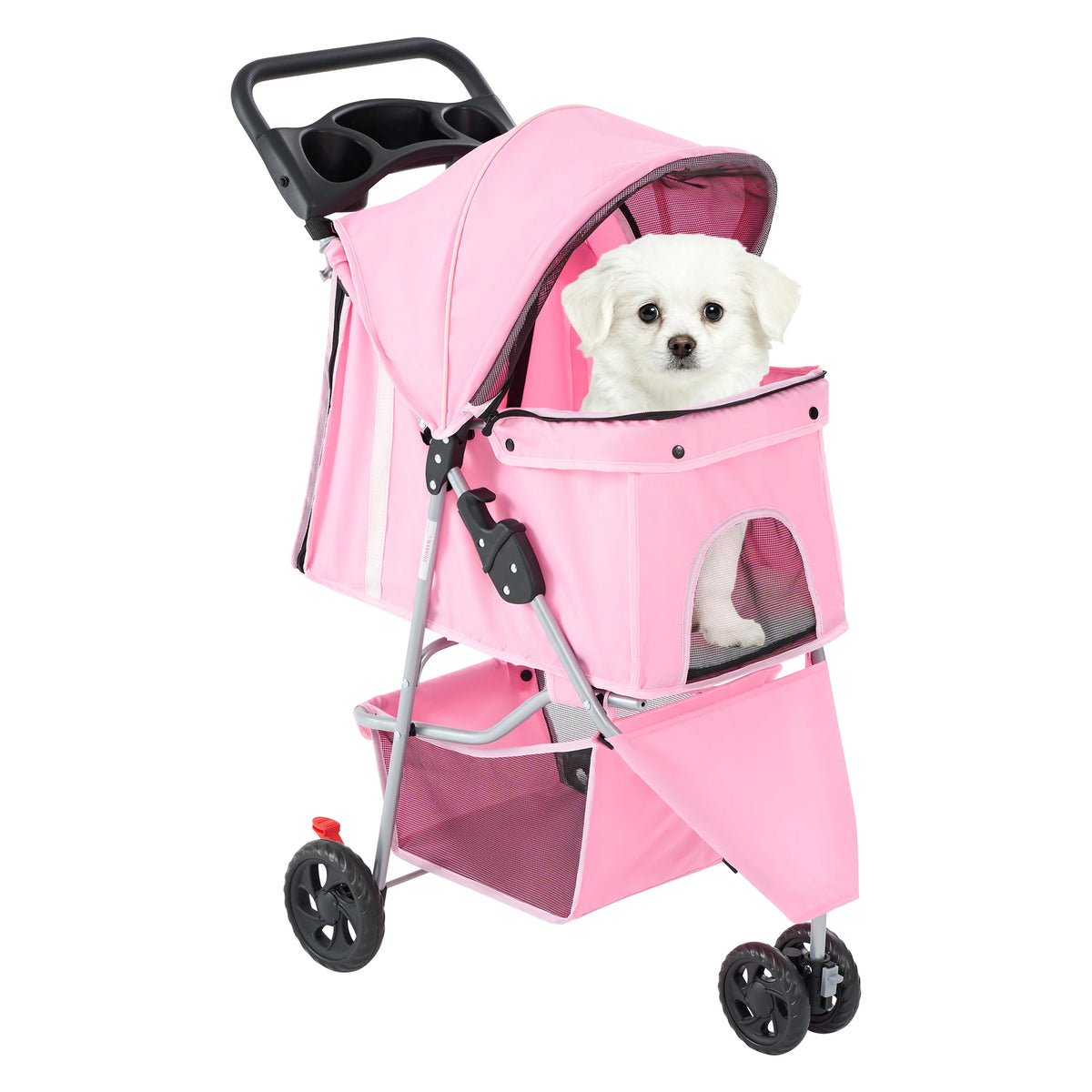 Dumos Ultimate Foldable Pet Stroller Small Dogs Smooth Glide