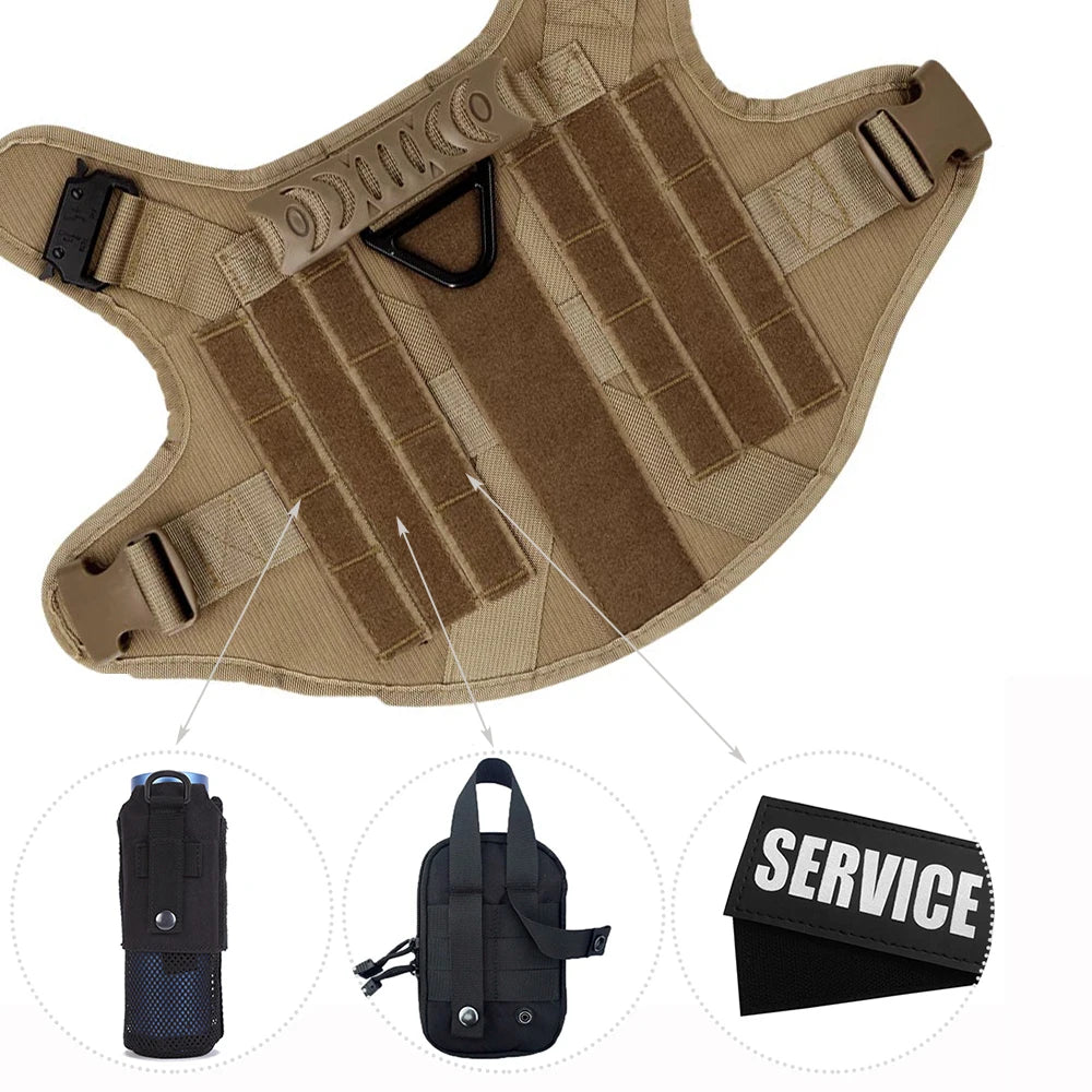 PetraVel Secure Padded Dog Harness And Leash For Large Dogs