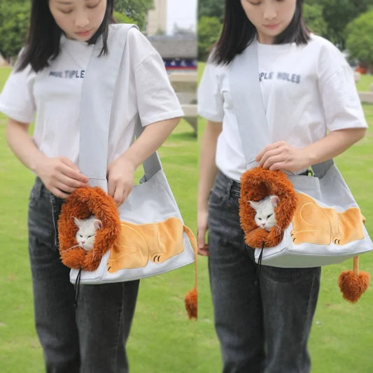 Travel Ready Windproof Pet Backpack For Small Cats And Dogs