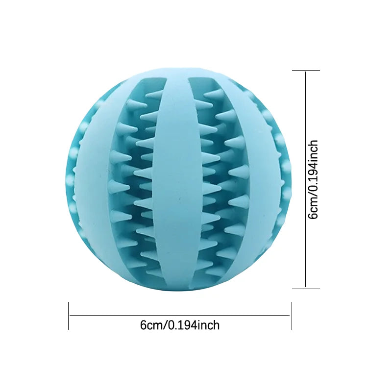 Durable Dog Rubber Puzzle Ball For Teething Relief