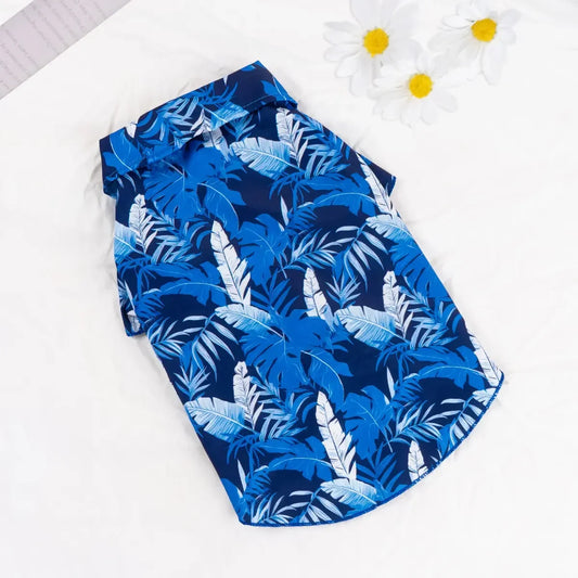 Premium Tropical Pet Shirt For Dogs And Cats All Season Fit