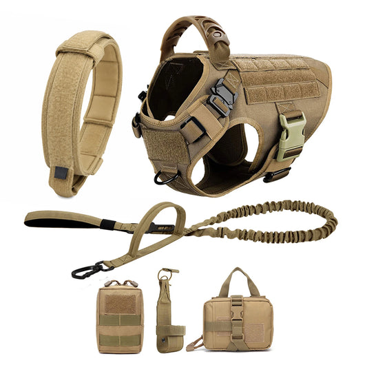 PetraVel Secure Padded Dog Harness And Leash For Large Dogs