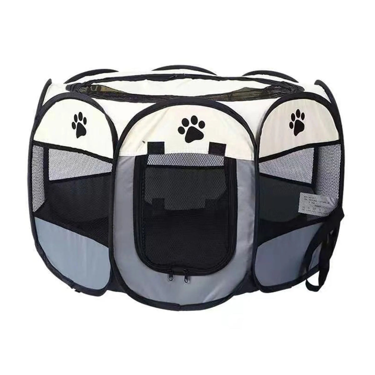 Secure Foldable Dog Crate Breathable Kennel For Travel Pets
