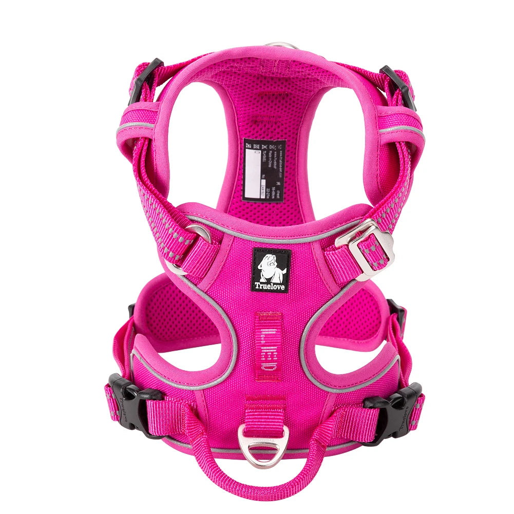 Winhyepet Reflective Padded Dog Training Vest Harness For Dogs