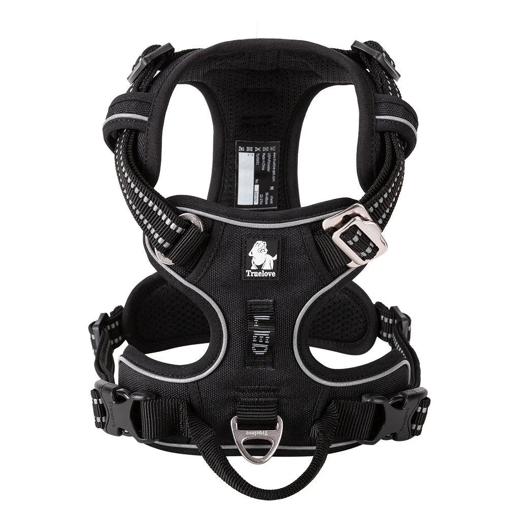 Winhyepet Reflective Padded Dog Training Vest Harness For Dogs