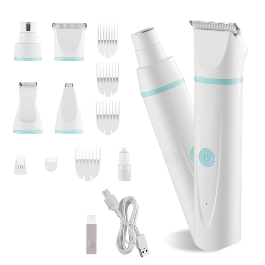 SucceBuy 4 In 1 Rechargeable Dog Grooming Clipper Kit
