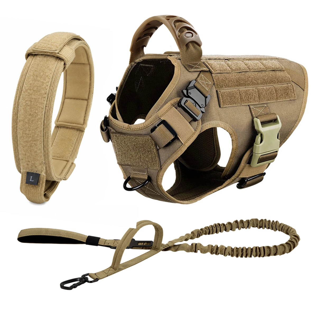 PetraVel Secure Padded Dog Harness And Leash For Large Dogs