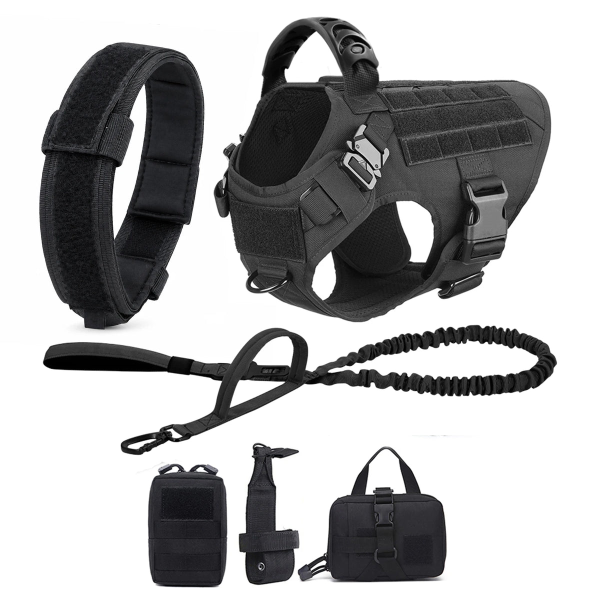 PetraVel Secure Padded Dog Harness And Leash For Large Dogs