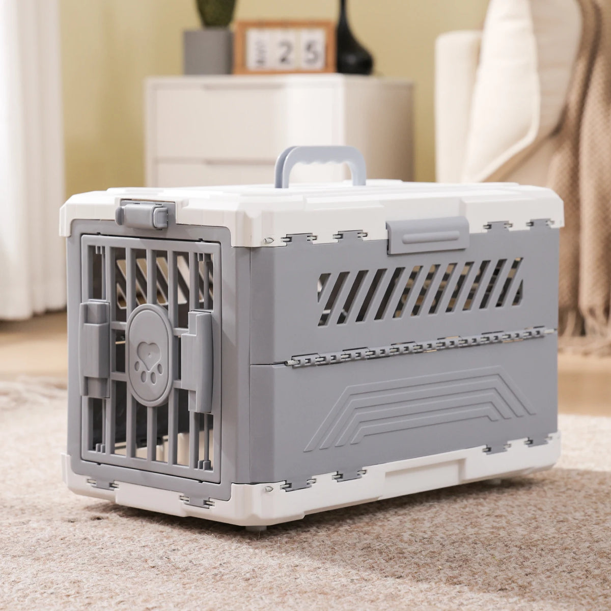 PAWZ Road Secure Foldable Pet Carrier For Small Cats And Dogs