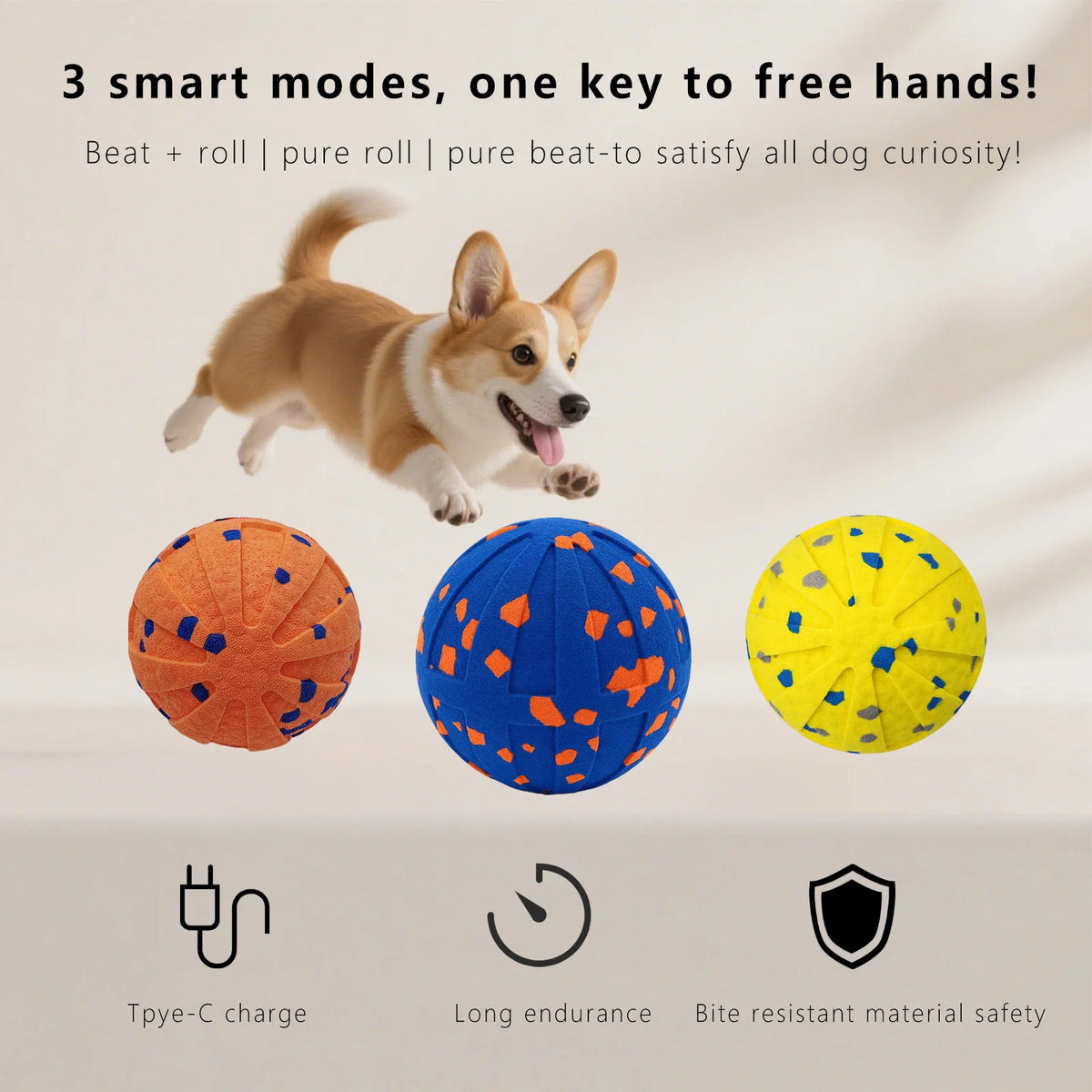 Booteely Automatic Dog Ball Toy Keeps Active Puppies Entertained Daily